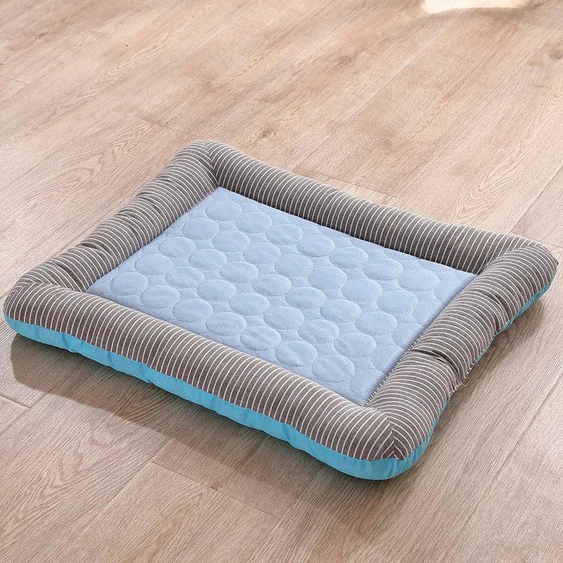 Pet Cooling Mat | Ice Silk Cooling Pad for Dogs & Cats with Breathable Design | Comfortable Summer Sleep Solution 3