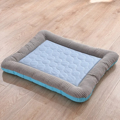 Pet Cooling Mat | Ice Silk Cooling Pad for Dogs & Cats with Breathable Design | Comfortable Summer Sleep Solution 3