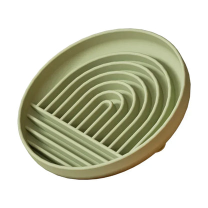 Pet Feeding Essentials | Slow Feeder Dog Bowl with Anti-Choking Design | Non-Slip Silicone for Healthy Digestion o