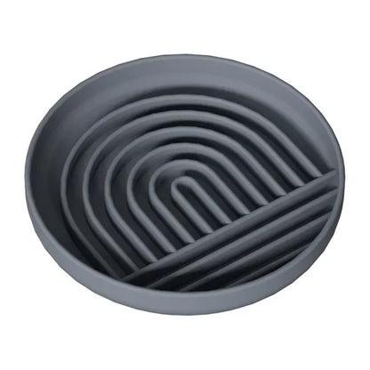 Pet Feeding Essentials | Slow Feeder Dog Bowl with Anti-Choking Design | Non-Slip Silicone for Healthy Digestion 