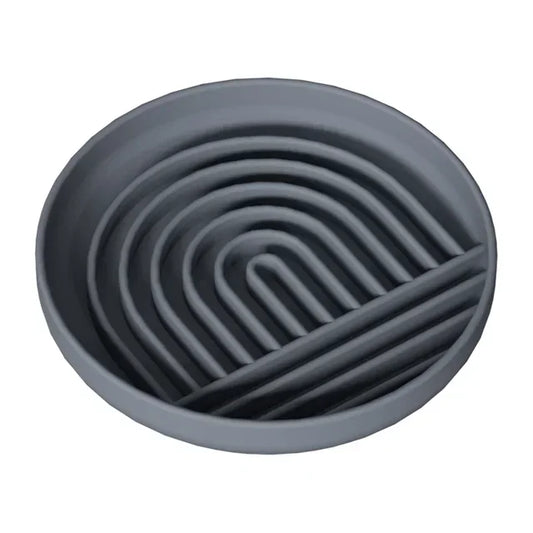 Pet Feeding Essentials | Slow Feeder Dog Bowl with Anti-Choking Design | Non-Slip Silicone for Healthy Digestion 