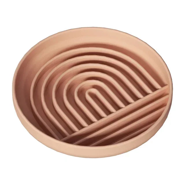 Pet Feeding Essentials | Slow Feeder Dog Bowl with Anti-Choking Design | Non-Slip Silicone for Healthy Digestion 7