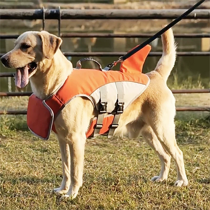 Summer Collection | Dog Life Jacket with Shark Fin Design | Adjustable Vest for Safe Swimming and Water Fun 5
